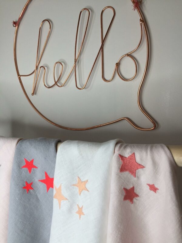 atelier hello june - petits langes etoiles 6